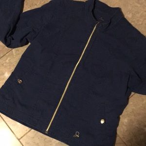 Jaanuu Navy blue scrubs jacket Medium